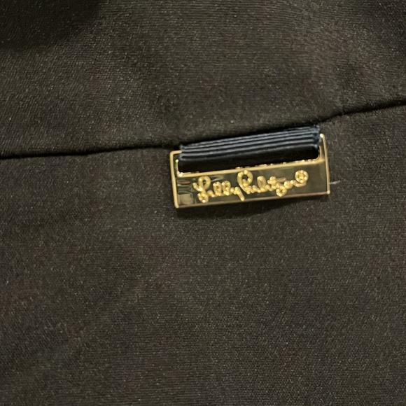 NWT Lilly Pulitzer Women’s Raya Tunic Pant in black size 4 - Picture 5 of 5